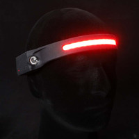 Headlamp flashlight with multiple modes for night vision