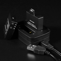 Phasm Camera Dual Battery Charger with 2 Batteries