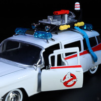 Ghostbusters Ecto-1 Die Cast Metal Vehicle Doors Open