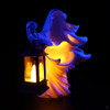 Lantern Ghost Statue 3D Light Up Spirit Sculpture for Home Decor Dark Lit
