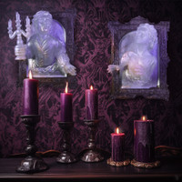 Ghostly Mirror Frames with Glow in the Dark Resin 3D Spirit for Home Decor