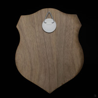 Ghost Hunter Trophy Wall Plaque Back