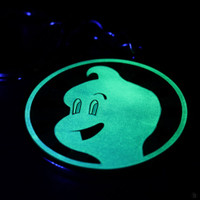 Glowing Gus GhostStop Metal Ghost Hunter Keychain