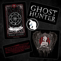 Ghost Hunter Stickers for Equipment and Cases