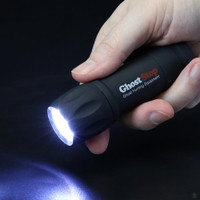 Flashlight for ghost hunting with twist flashlight experiment