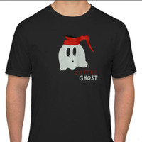 Coffee Ghost T-Shirt front wearing