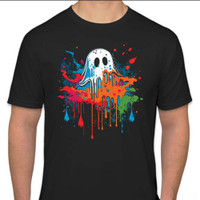 Ghost Graffiti T-Shirt Wearing
