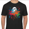 Ghost Graffiti T-Shirt Wearing