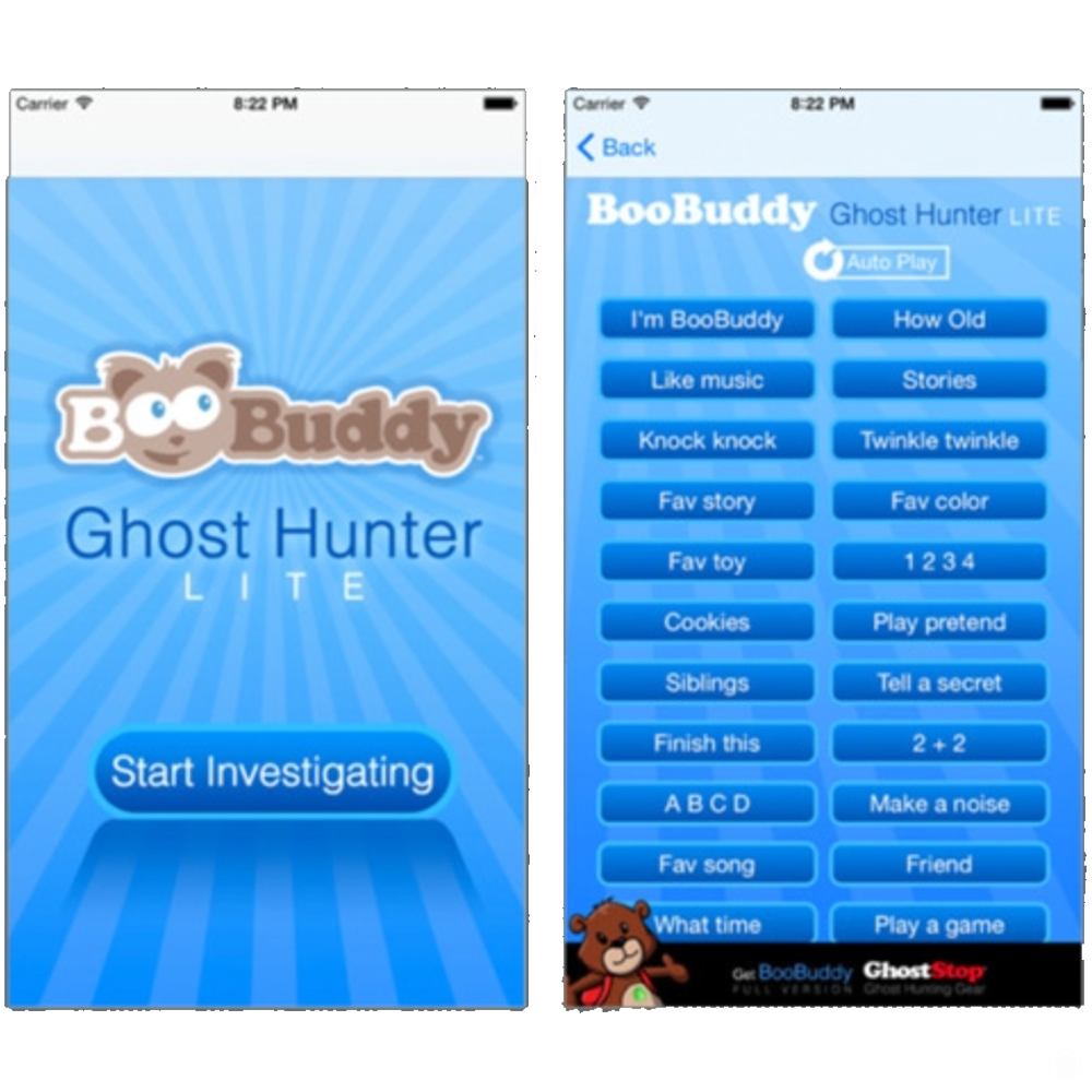 BooBuddy Ghost Hunters LITE